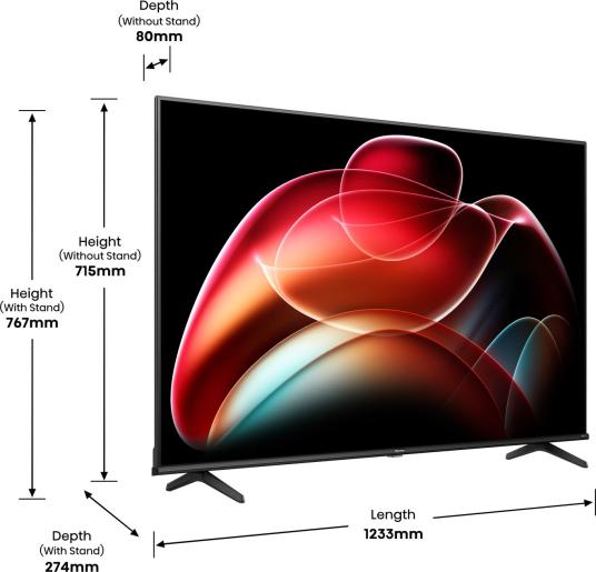 HISENSE smart TV 4K 55A6K - Image 8